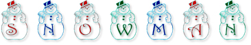 snowman font